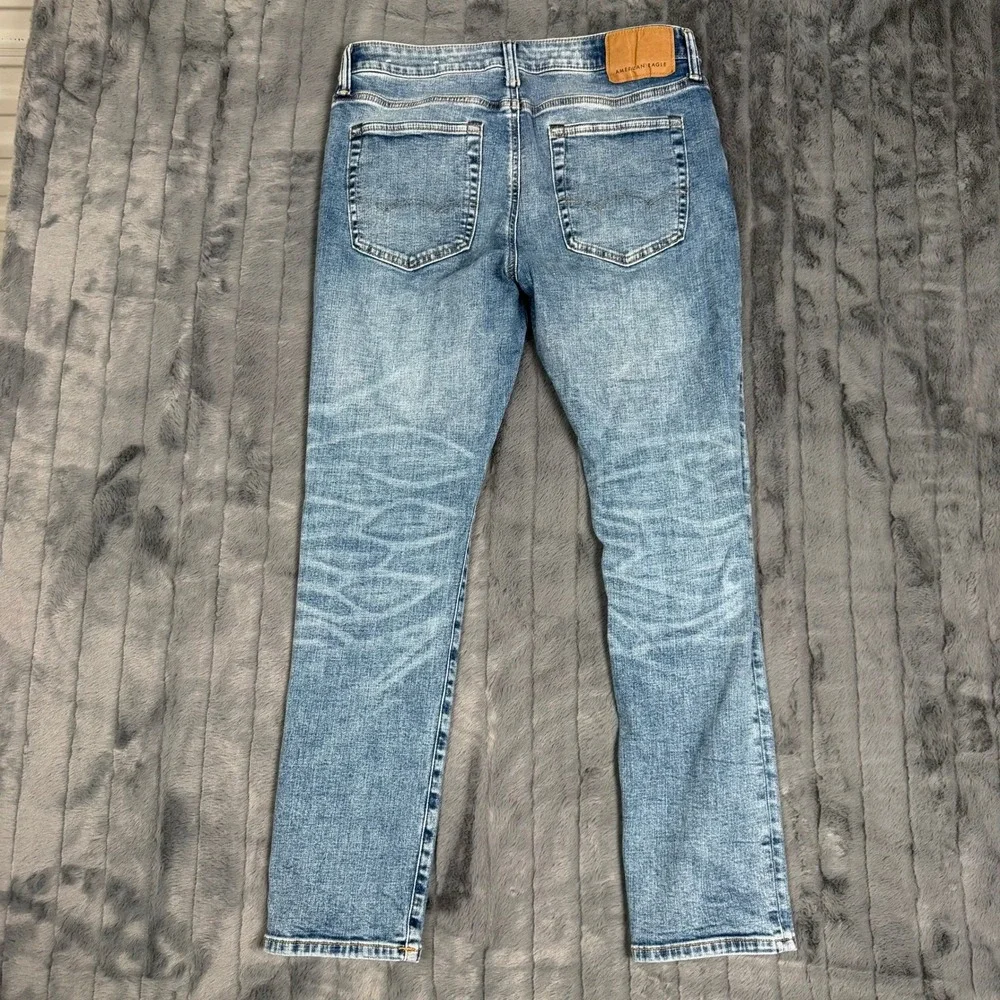 American Eagle Slim AirFlex+ Light Wash Denim Jeans Mens 32x30